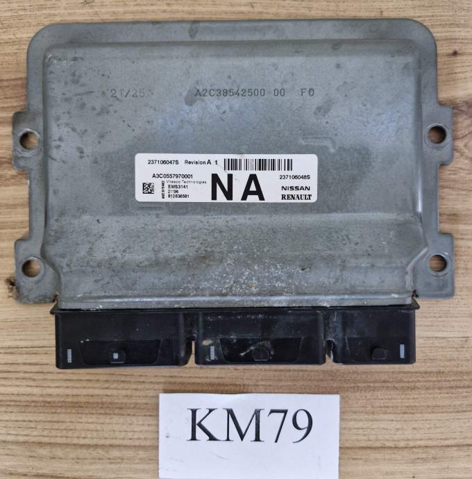 KOMPJUTER RAČUNALO ECU MOTORA D-SANDERO 3 1.0TCE E6 237106047S KM79