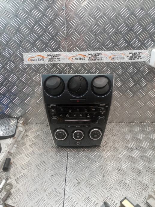 MAZDA 6 AUTORADIO CD PLAYER PREKIDAČI KLIME VENTILACIJE GRIJANJA