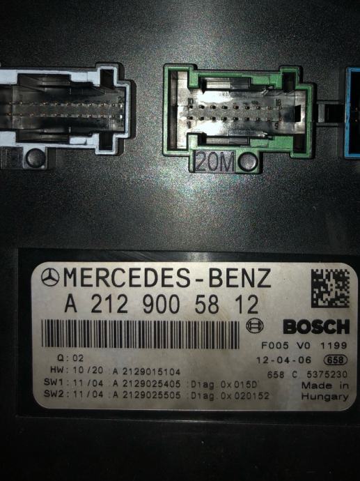 Mercedes C E klasa w204 w212 SAM modul A 212 900 58 12