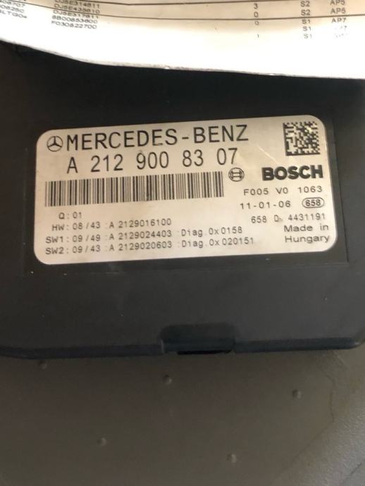 Mercedes C E klasa w204 w212 SAM modul A 212 900 83 07