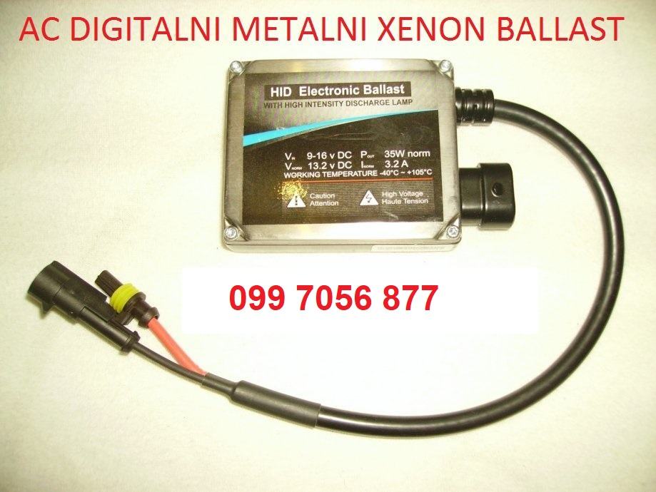 METALNI AC SLIM DIGITALNI XENON KSENON BALLAST - ODLIČNA KVALITETA