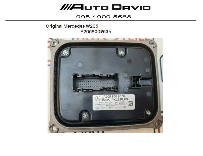 NOVI ORIGINAL LED MODUL  W213 205  222  2059009534 -