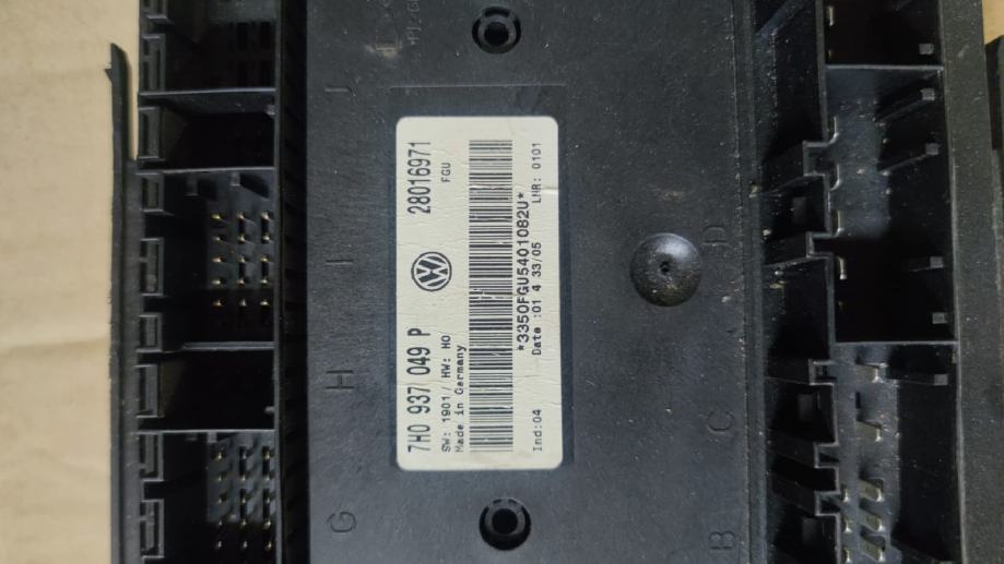 VW T5 CONTROL MODULE COMFORT 7H0 937 049P