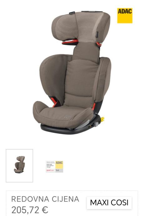 Auto sjedalica Maxi Cosi Ferofix (RodiFix) AirProtect