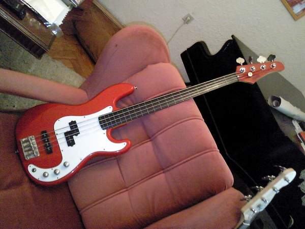 Hohner professional PJ bass fretless