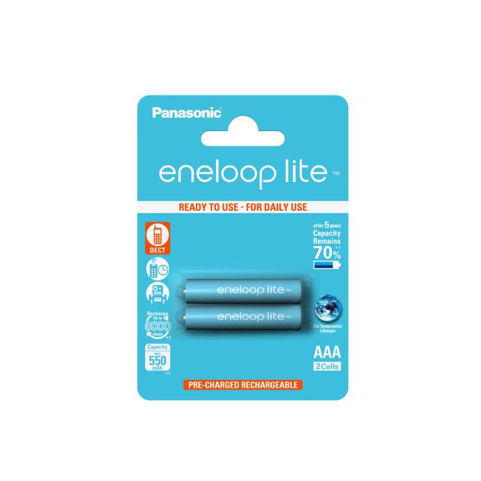 PUNJIVE Panasonic Eneloop Lite Mignon AAA 550 mAh