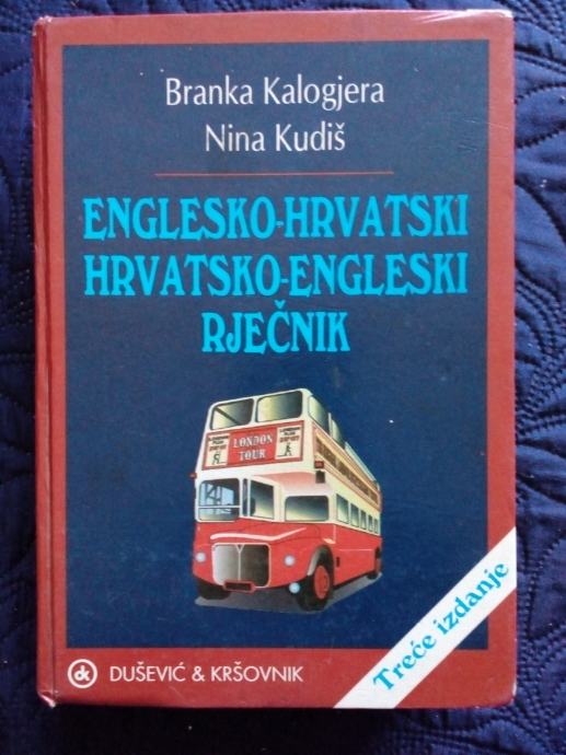 ENLESKO HRVATSKI i HRVATSKO ENGLESKI RJEČNIK - Kalodjera, kudiš