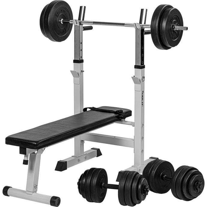 BENCH KLUPA SA ŠIPKOM I 60kg UTEGA