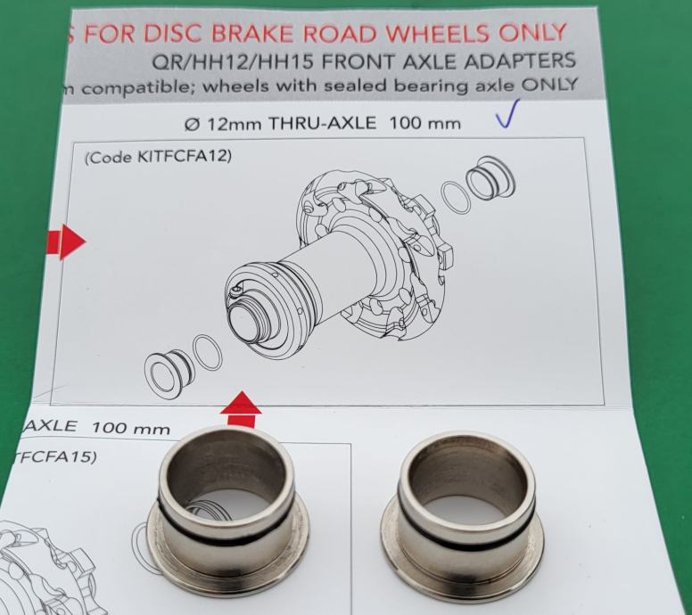 fulcrum thru axle adapter