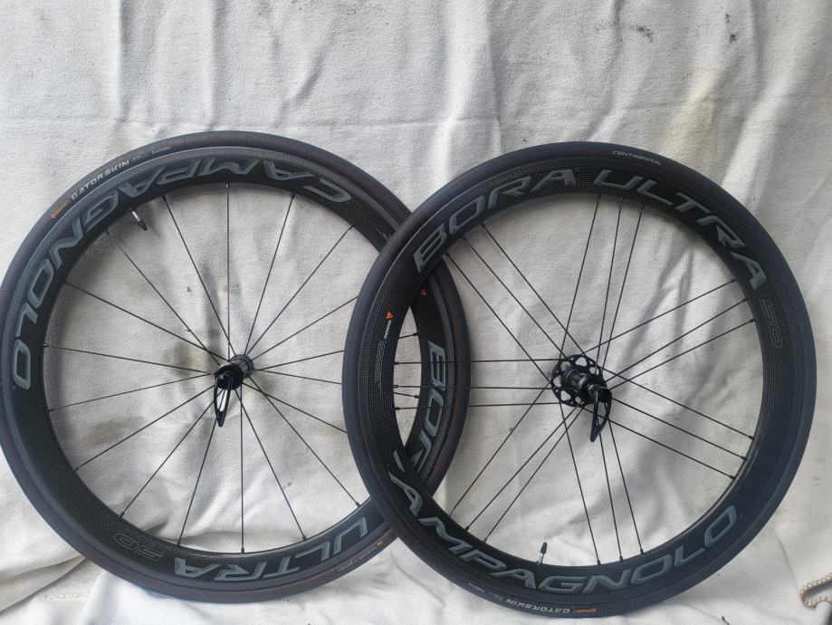 Vrhunski KARBON kotači CAMPAGNOLO BORA ULTRA 50 tubular AC3-RIM BRAKE