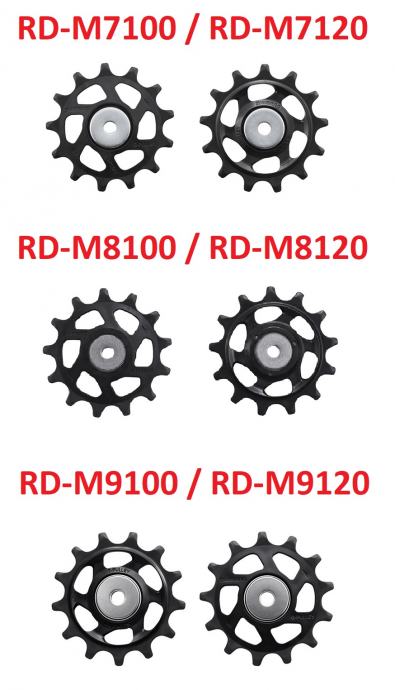 SHIMANO PULLEY KOTAČIĆI SLX / XT / XTR - 12 BRZINA  - TOP CIJENA