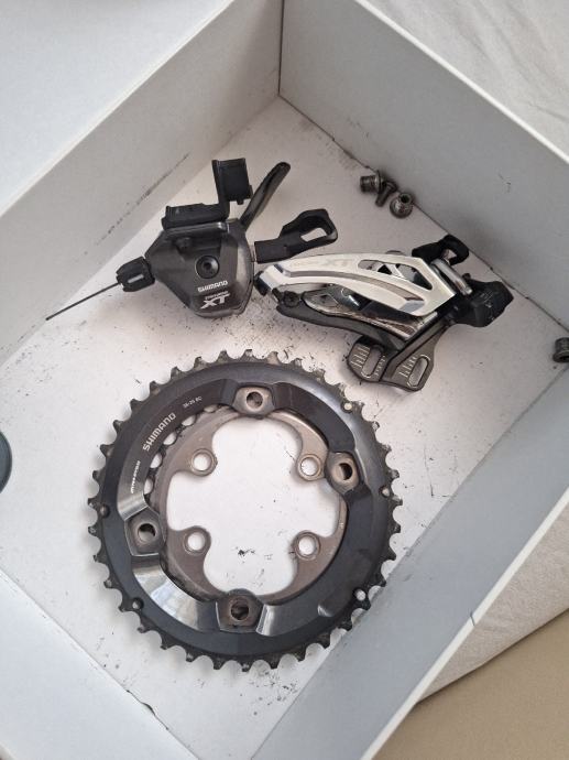 Prednji mjenjac i shifter XT Shimano M8000