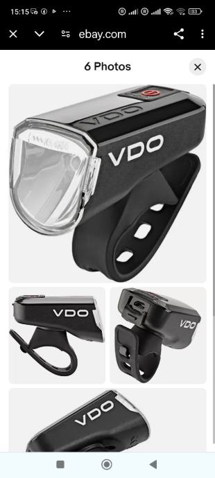 VDO ECO Light M30 Led svjetlo za bicikl i BIKEMATE set