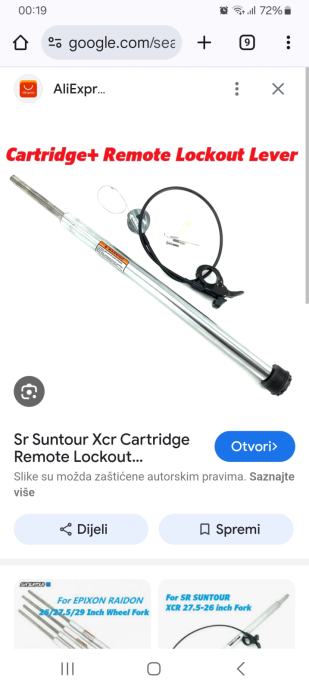 SR SUNTOUR 29'' XCR RL 100mm