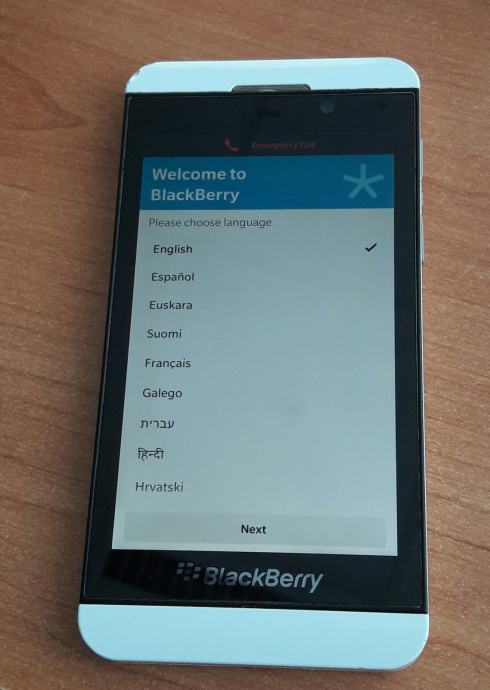 Blackbery Z10 bijeli