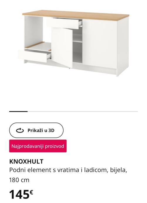 Ikea Knoxhult kuhinja