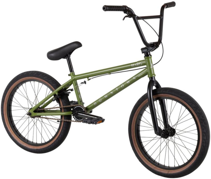 Haro 2021 Downtown 20" bike MATTE ARMY GREEN (20.5"TT)