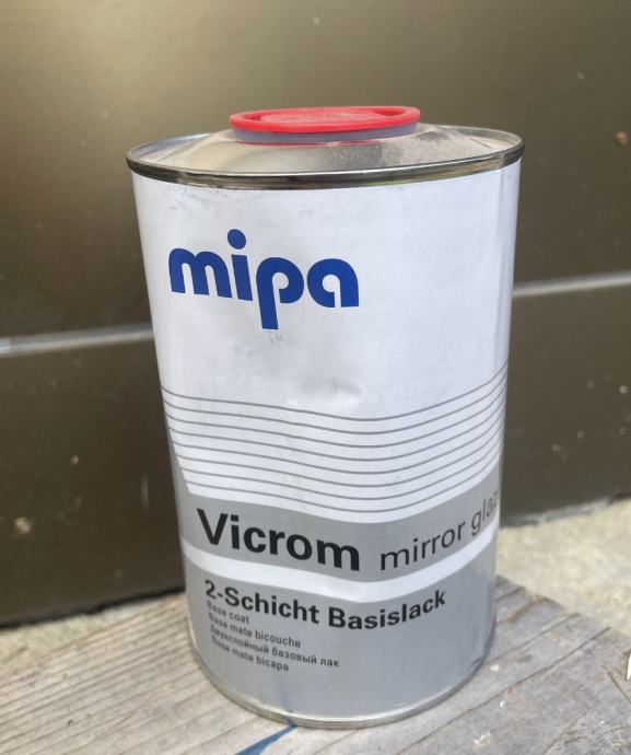 MIPA Vicrom Mirror Glaze 1L - KROM Efekt / Chrome Boja - 1K - novo