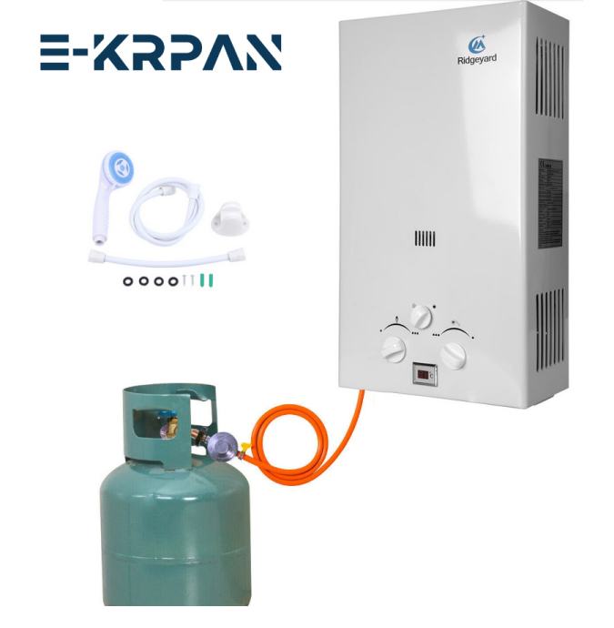 16kW 8L/min PLINSKI PROTOČNI GRIJAČ VODE na butan-propan ili LPG plin