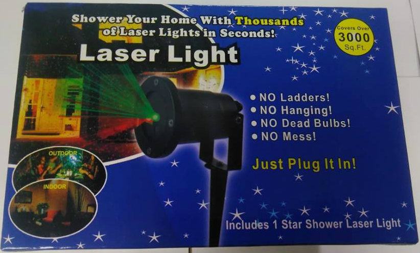 shower laser light