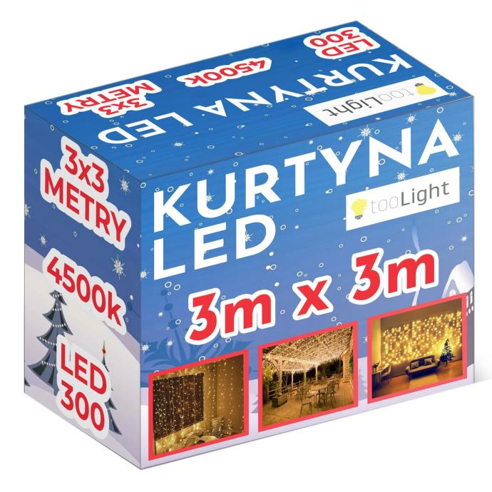 LED ZAVJESA 300 DIODA 3X3M