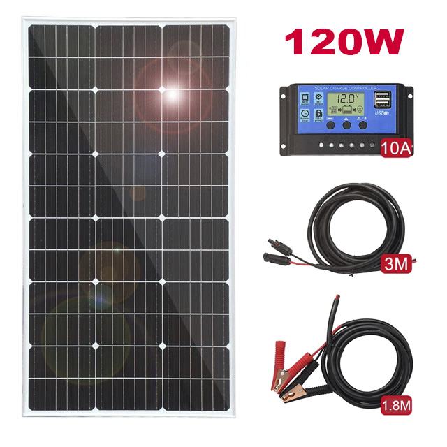 Solarni set 120w za brod , kamper, vikendicu