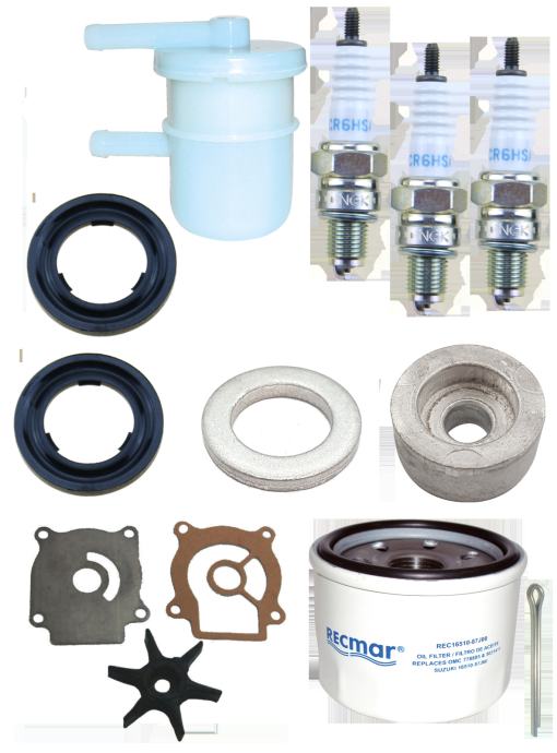 MAINTENANCE KIT FOR SUZUKI DF30(2001-10) OUTBOARD ENGINE - 17400-89820