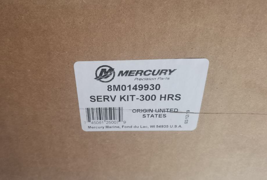 MERCURY V6 3.4L SET ZA SERVIS 300h (8M0149930) + Quicksilver 10W-30 8L