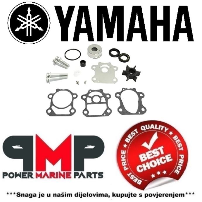 SET ZA REPARACIJU PUMPE VODE ZA YAMAHA 2T MOTORE - 6CJ-W0078-00