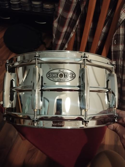 PEARL SENSITONE STEEL 14x6.5 HERITAGE ALLOY