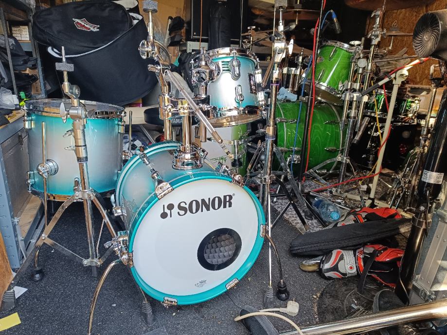 Sonor martini aq2 maple set, nov novcat, 750€