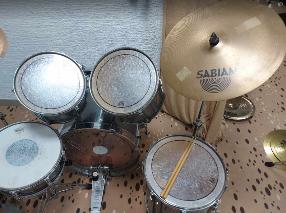 TAMA ROCKSTAR DX DRUM KIT, original Made in Japan, Sabian činele