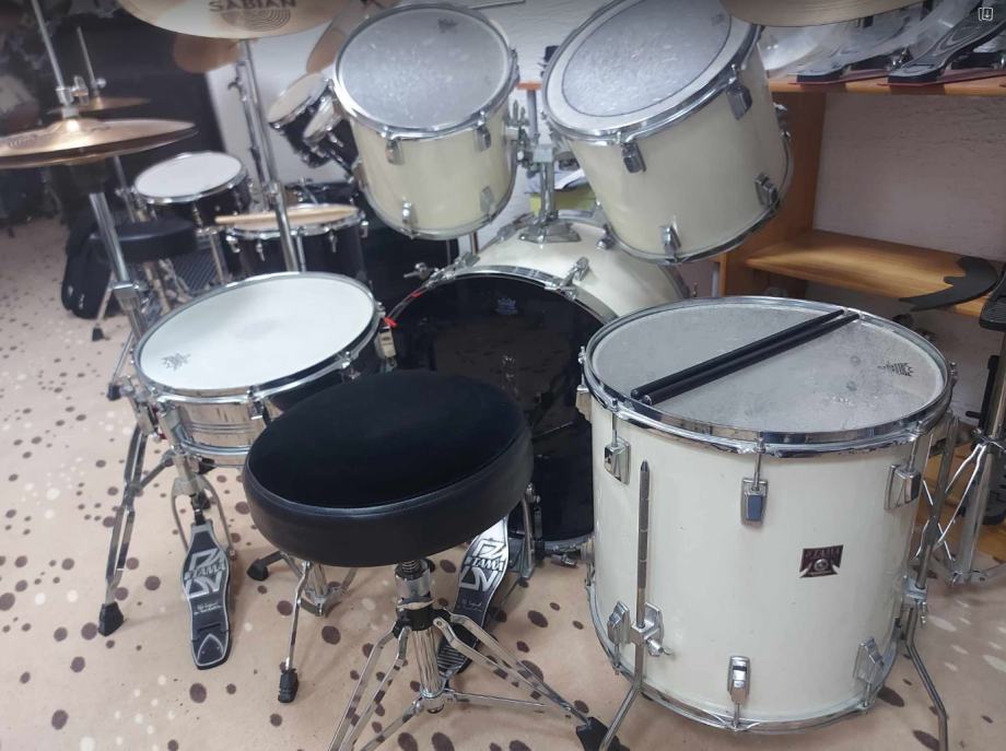 TAMA SWINGSTAR DRUM KIT, original Made in Japan, Sabian činele