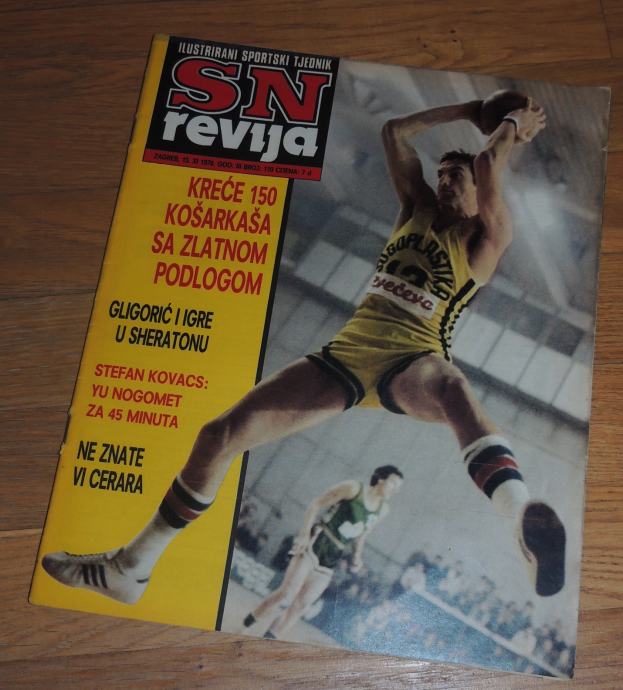 SN revija Krstulović Jugoplastika NK Olimpija Ljubljana poster Cerin K