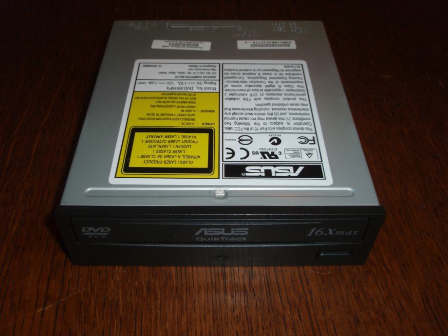 Asus quietrack dvd rom подключение