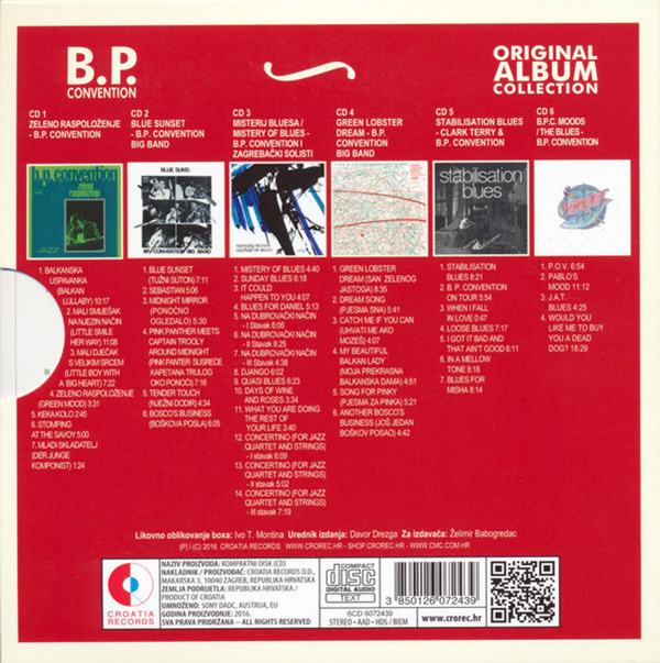 B.P. CONVENTION - ORIGINAL ALBUM COLLECTION VOL.1 / 6xCD