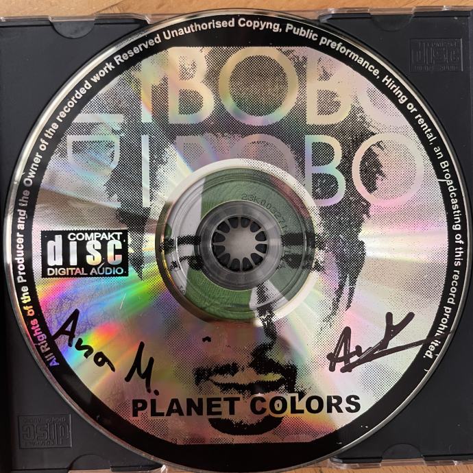 CD DJ BoBo - Planet Colors (2001.)"What a Feeling" features Irene Cara