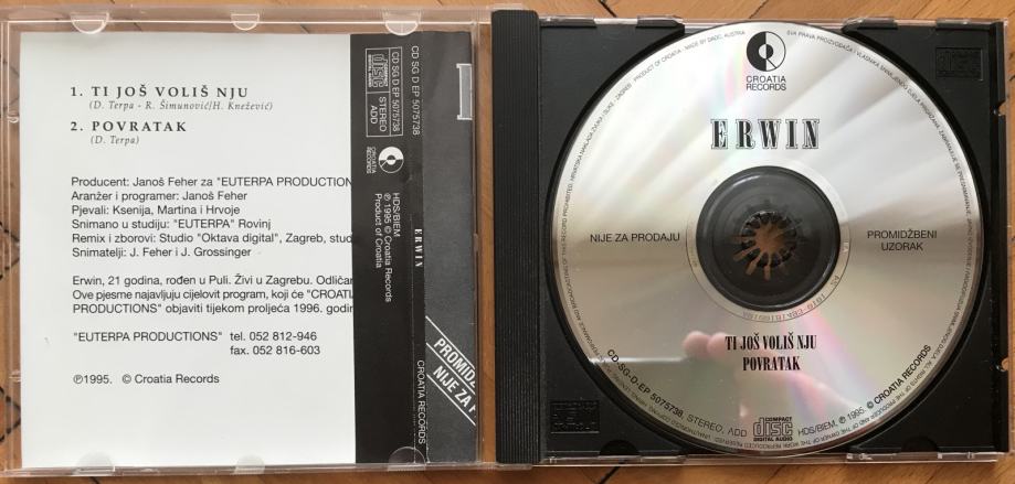 CD / Erwin / 1995. / Pula