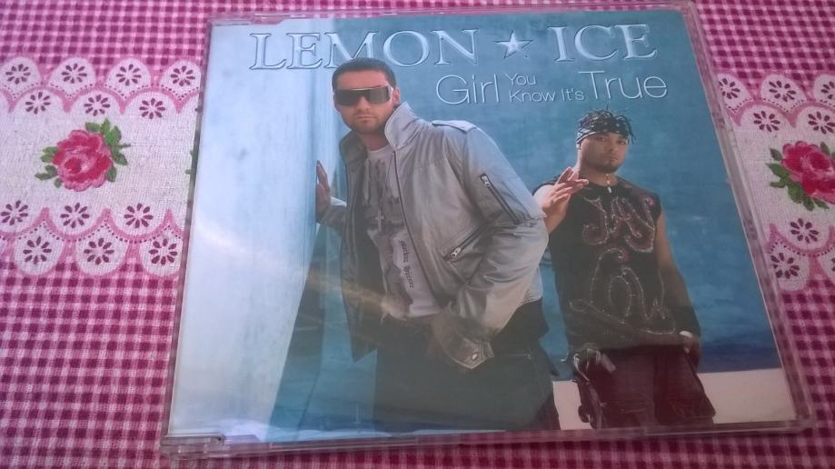 CD SINGL LEMMON ICE GIRL YOU KNOW ITS TRUE