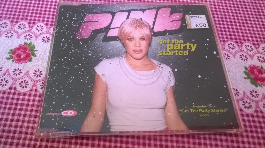 CD SINGL PINK GET THE PARTY STARTED