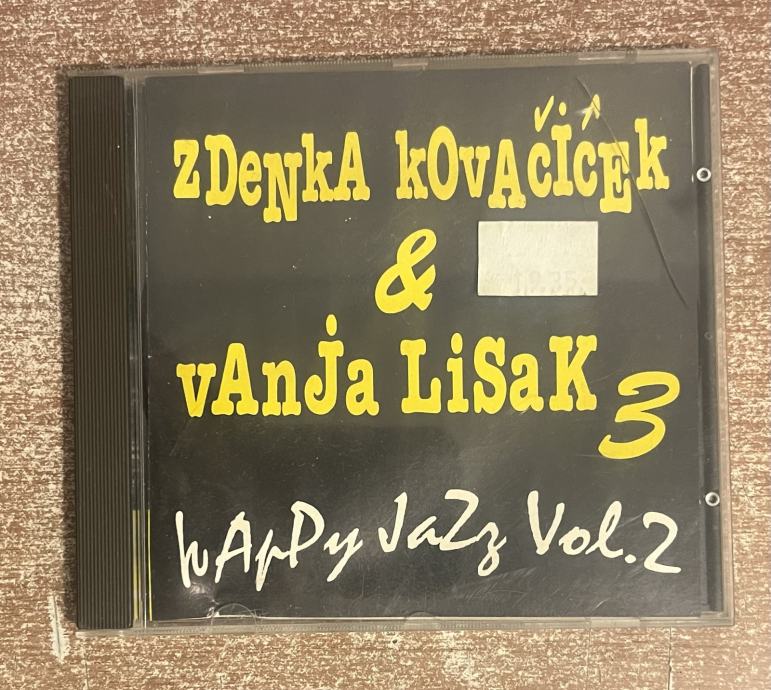 CD, ZDENKA KOVAČIČEK I VANJA LISAK - HAPPY JAZZ VOL. 2