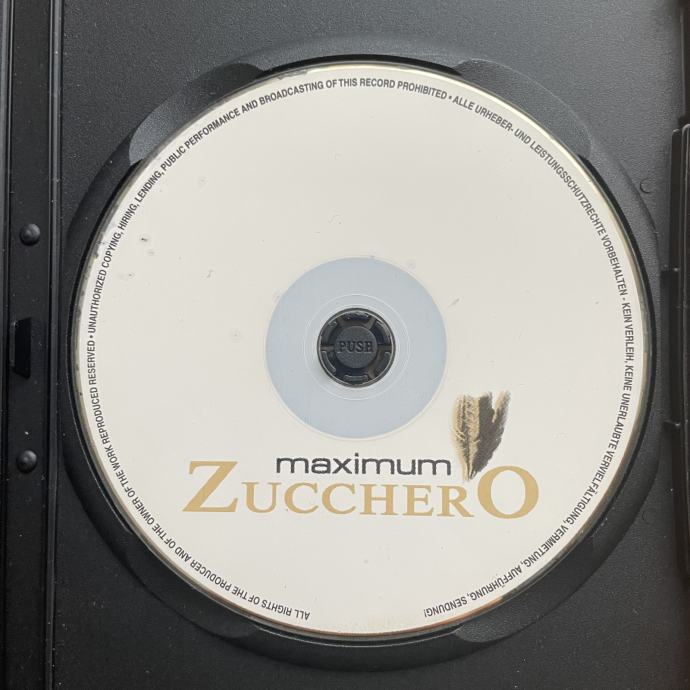 CD Zucchero - Maximum / 17 skladbi, uglavnom na engleskom jeziku