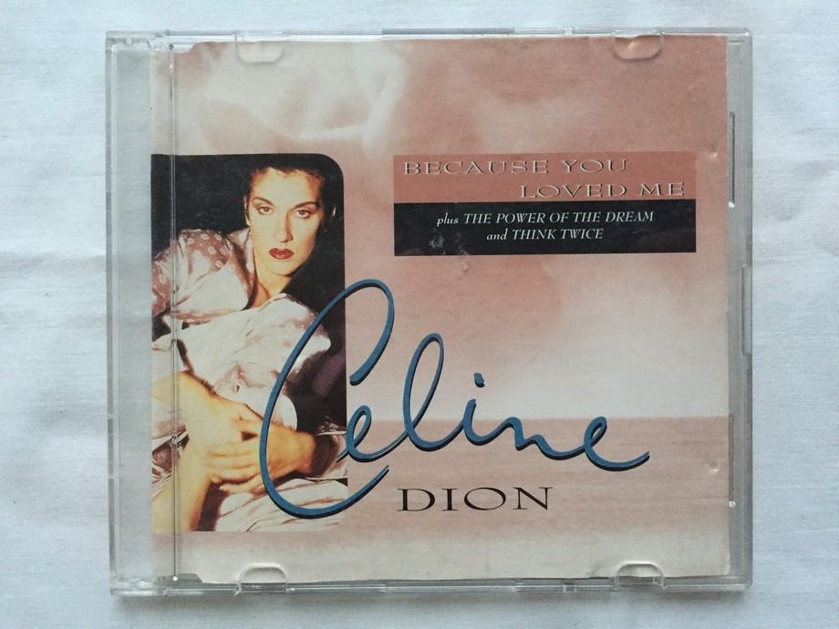 Celine Dion ‎– Because You Loved Me, CD maxi single, EU izdanje