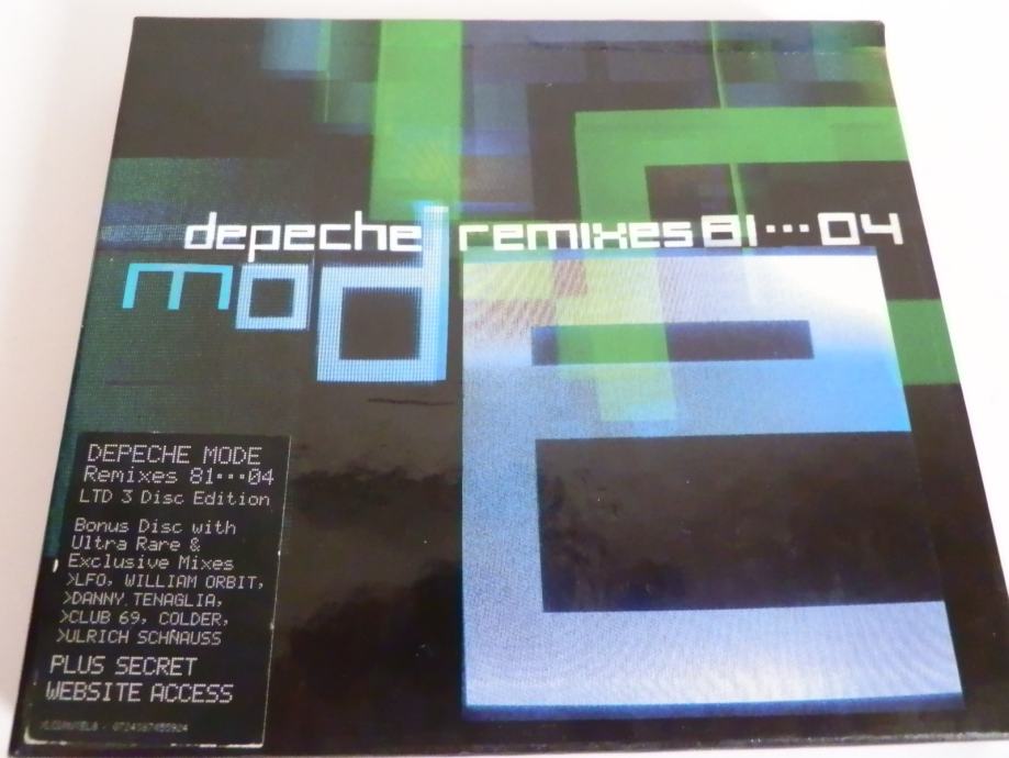 Depeche Mode – Remixes 81···04,....3xCD Box,Limited Edition