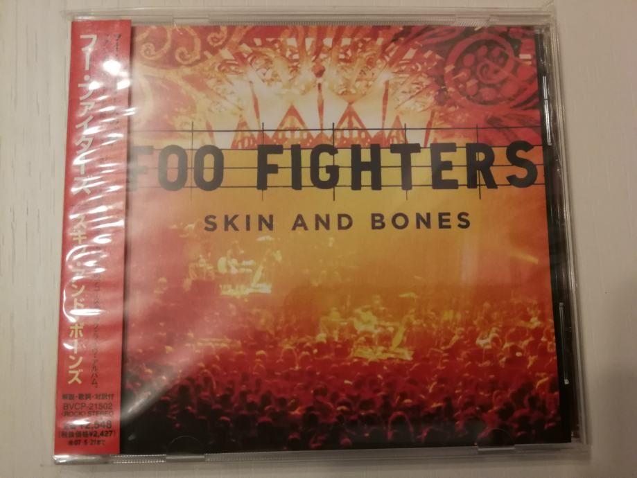 FOO FIGHTERS - SKIN AND BONES japan cd, obi