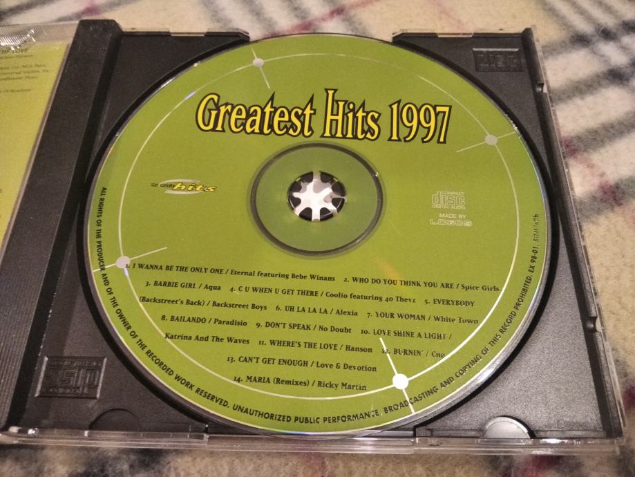 Greatest Hits 1997 Album Songs