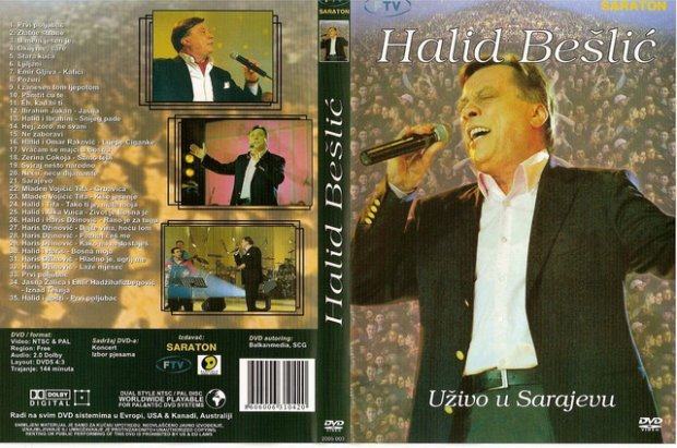 Halid Bešlić - Uživo u Sarajevu DVD VIDEO