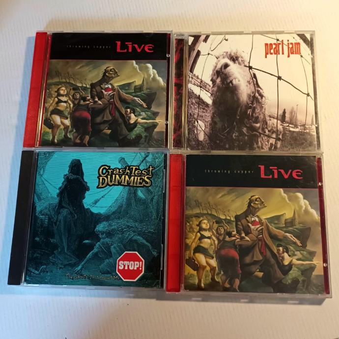 LOT CD.a 
- 2 x Throwing Copper - Pearl Jam - Crash Test Dummies