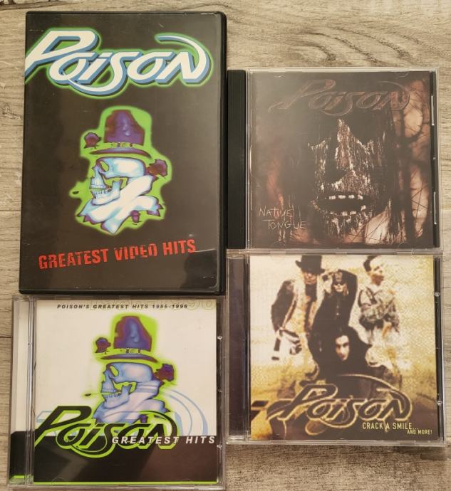 POISON - Greatest Hits 1986-1996 & Greatest Video Hits (3 CDs & DVD)