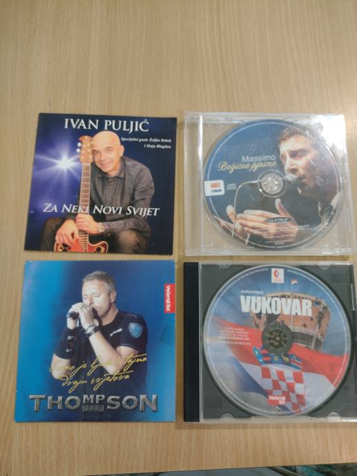 Različiti glazbeni CD originali – domaći